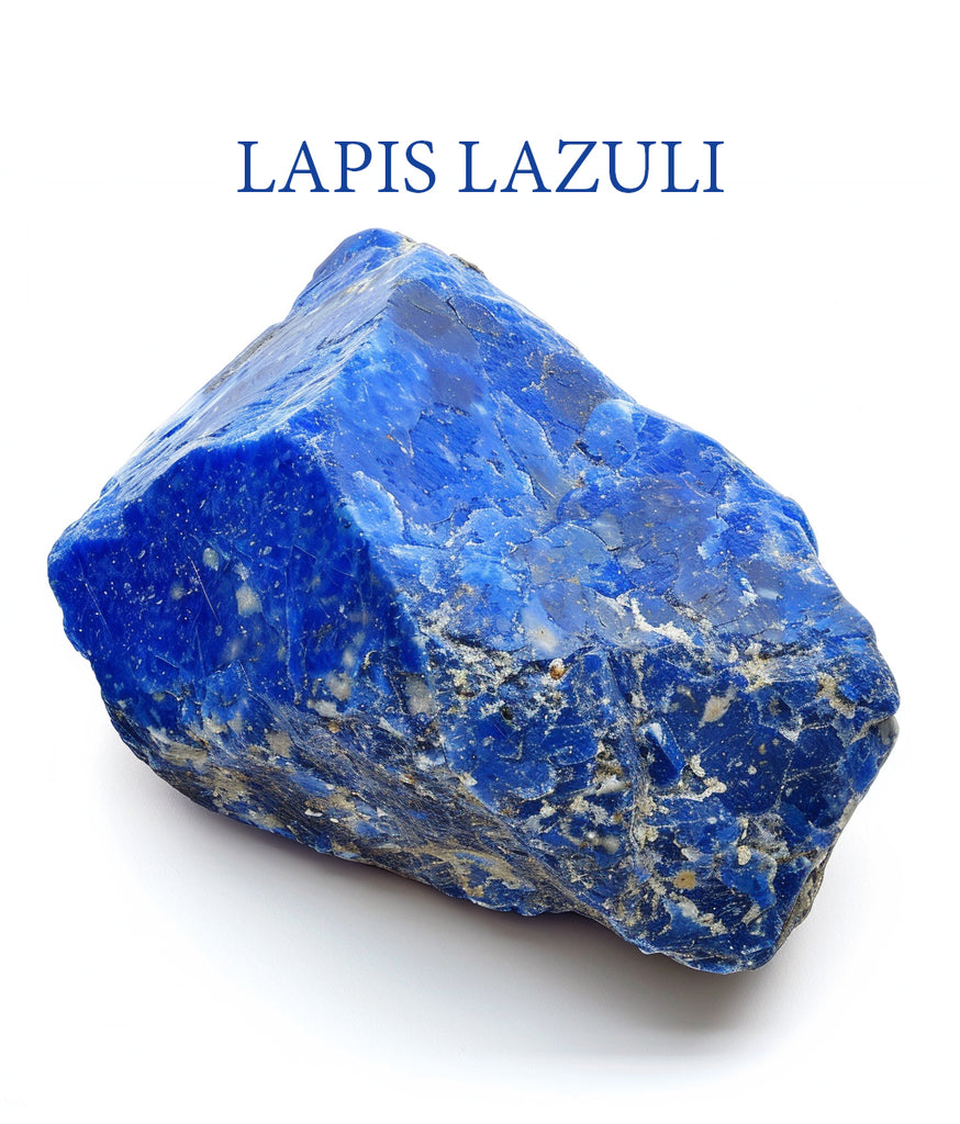 Lapis Lazuli Raw Stone Glass Vase Decor: Unveil the Depths of Spiritual Wisdom Image 1