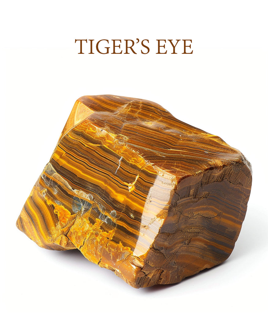 Tiger's Eye Crystal Wand: Channel Confidence and Harmony Image 1