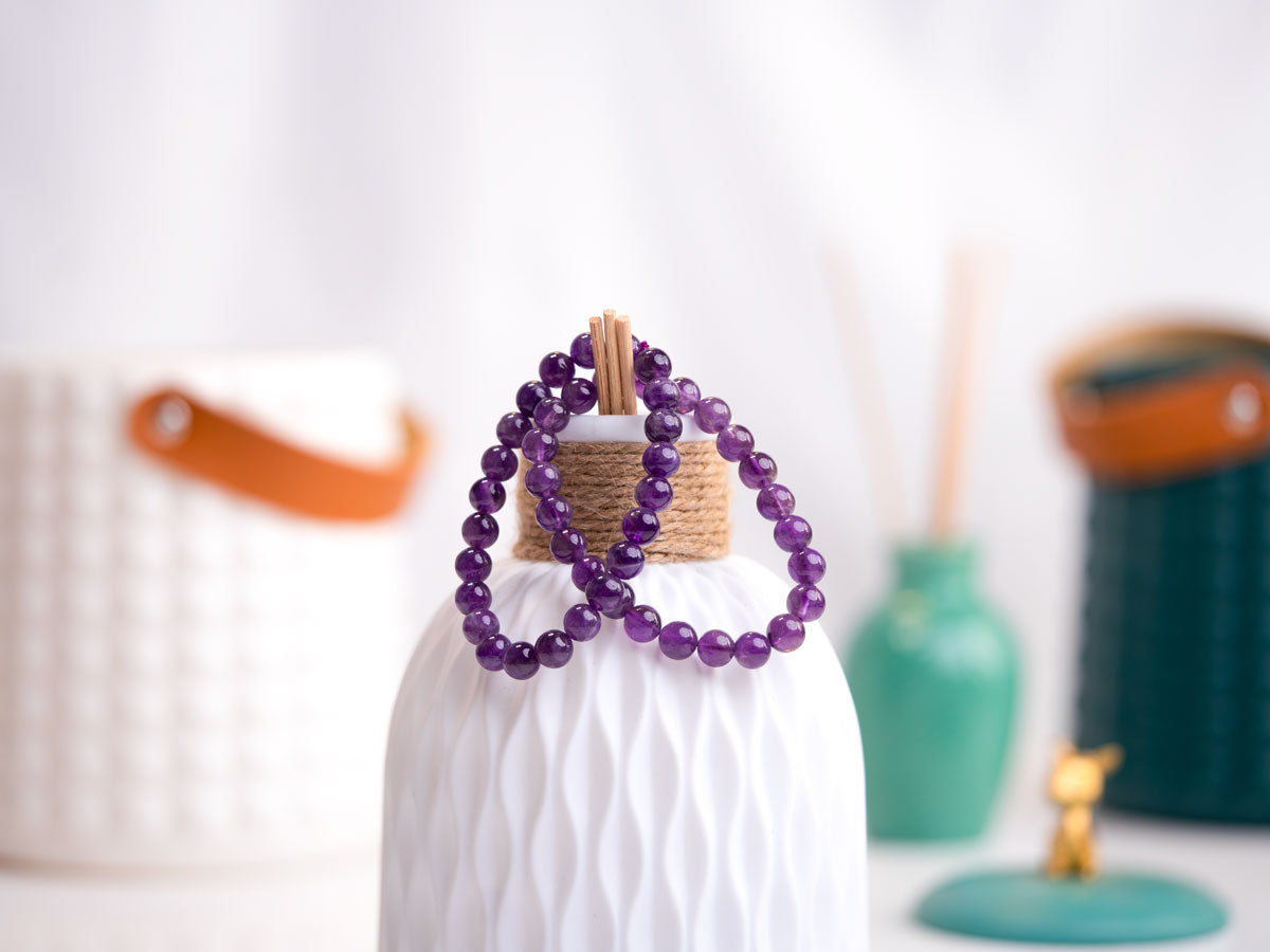Amethyst Natural Stone Bracelet