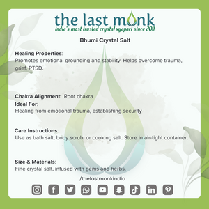 Crystal Infused Salt for Cleansing and Charging The Last Monk