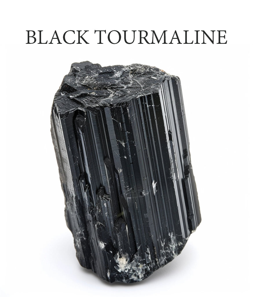 Black Tourmaline Tumble stone : Protect and Ground The Last Monk. Image 1