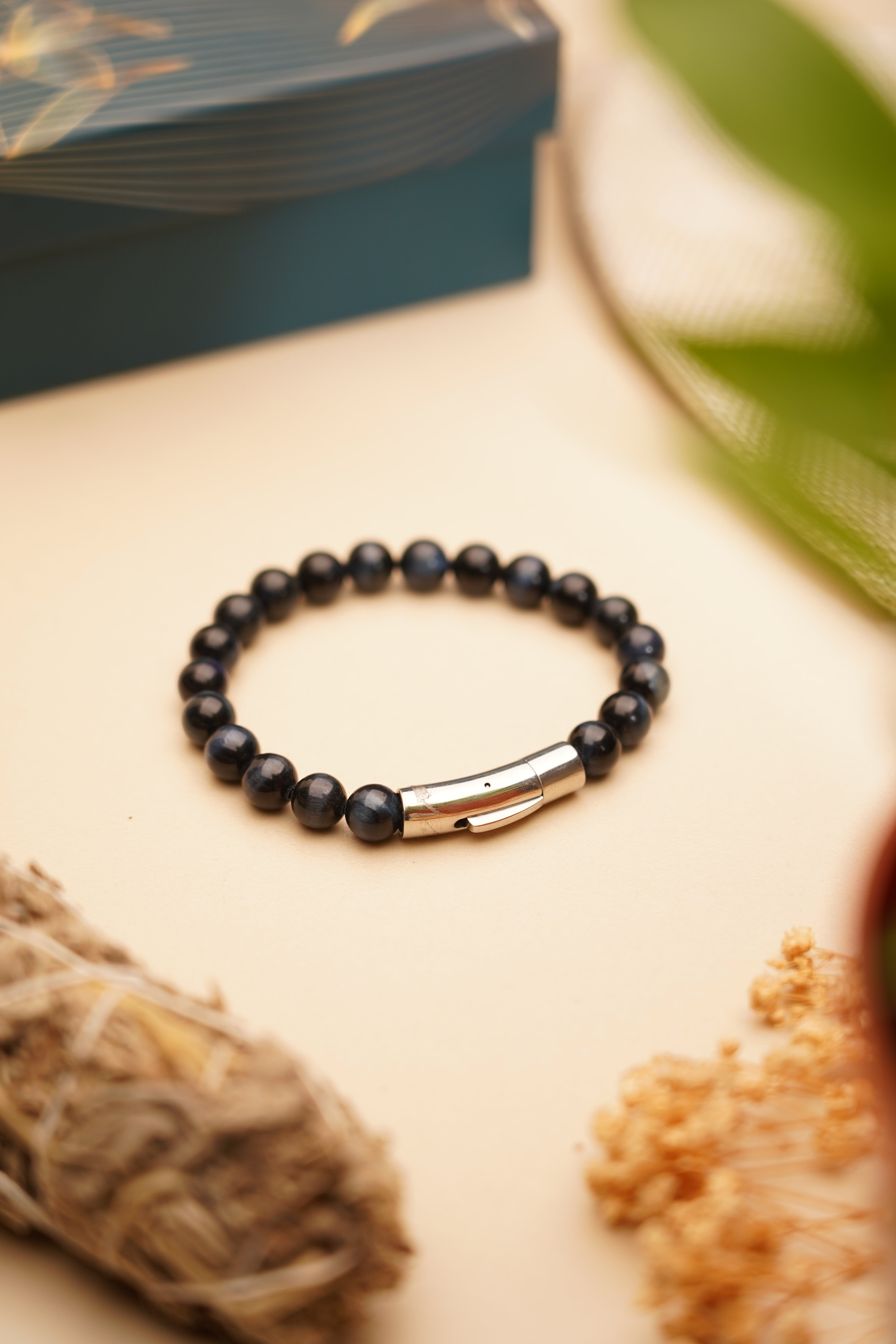 Blue Tiger's Eye TruFit Bracelet - The Stone of Focus & Protection