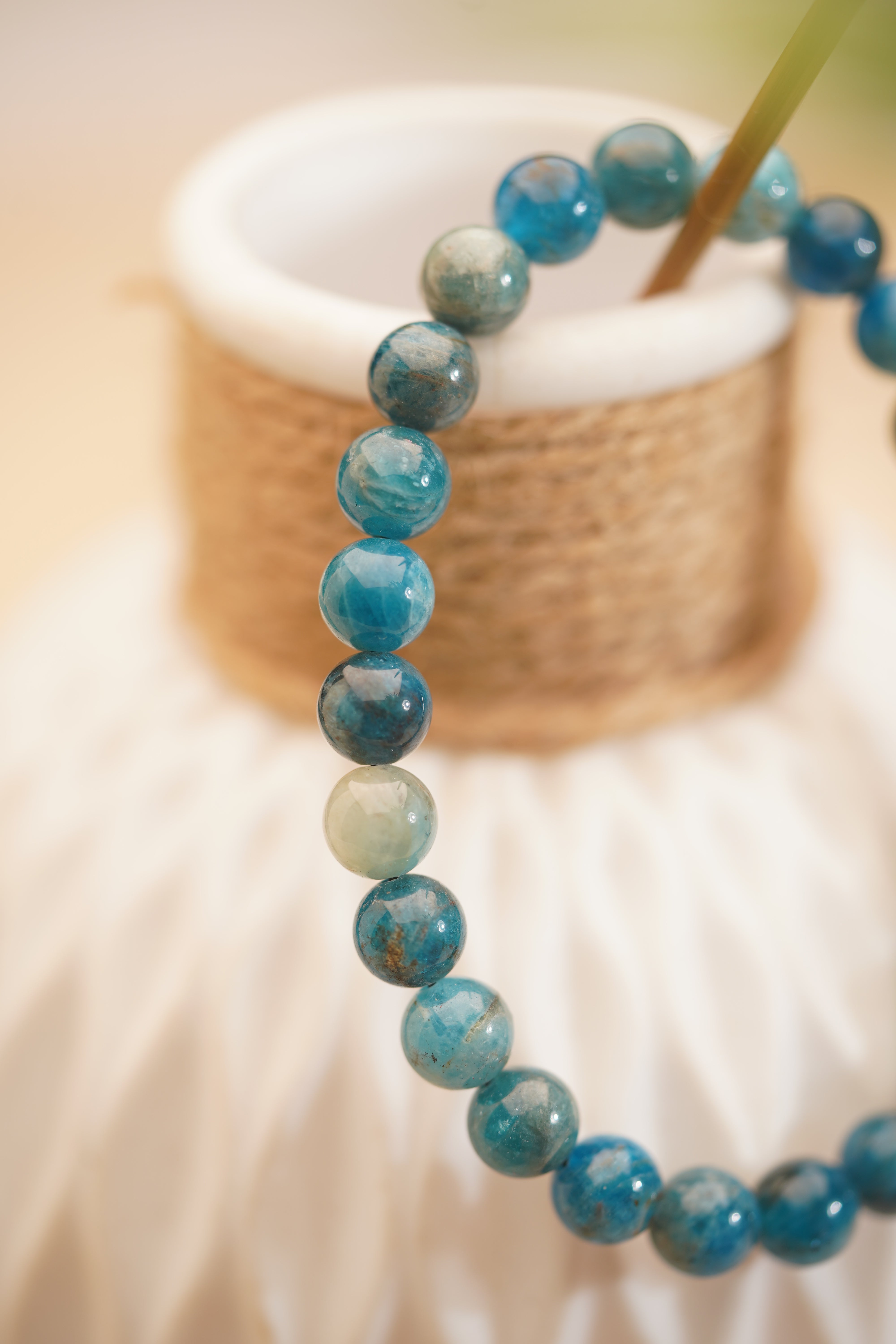 Blue Apatite TruFit Bracelet - The Stone of Clarity & Manifestation