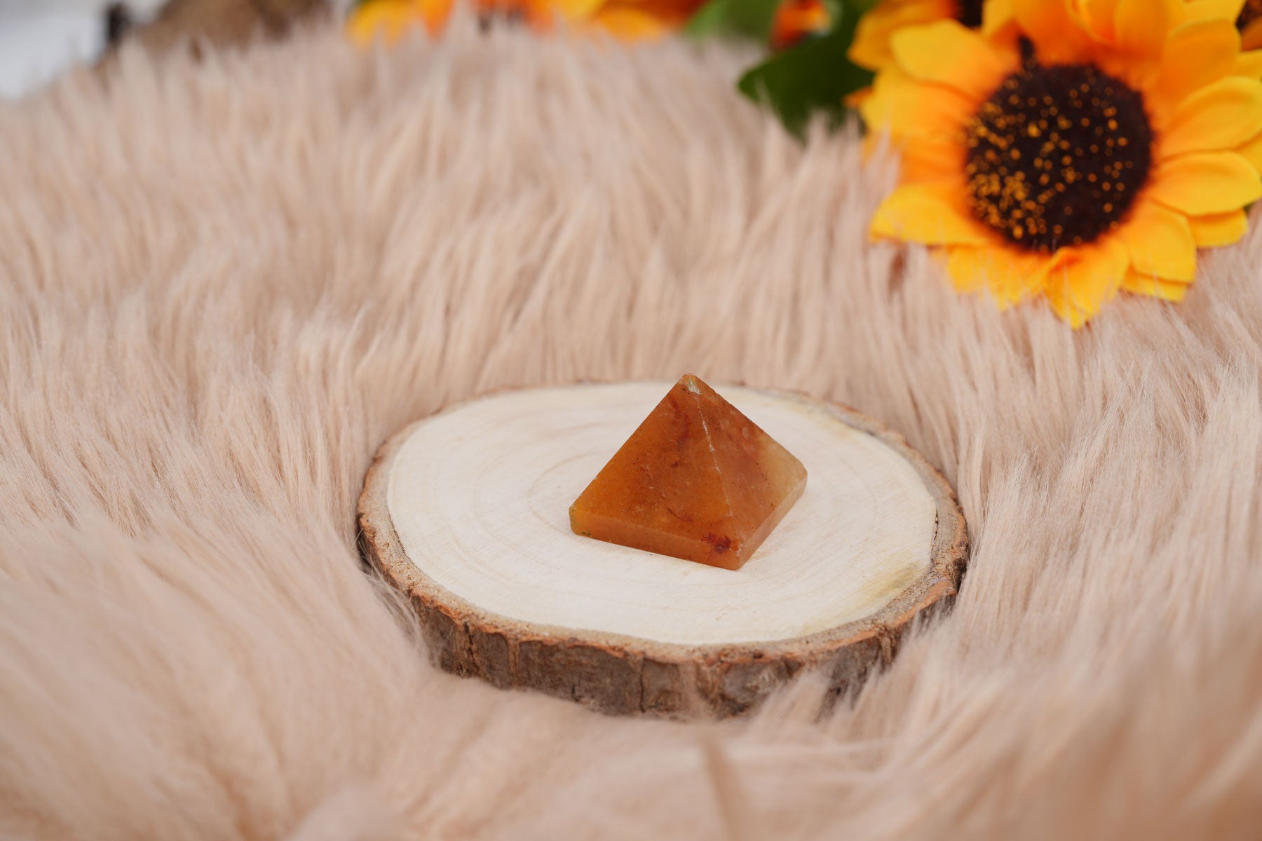 Red Carnelian Pyramid : Ignite Your Passion and VitalityThe Last Monk