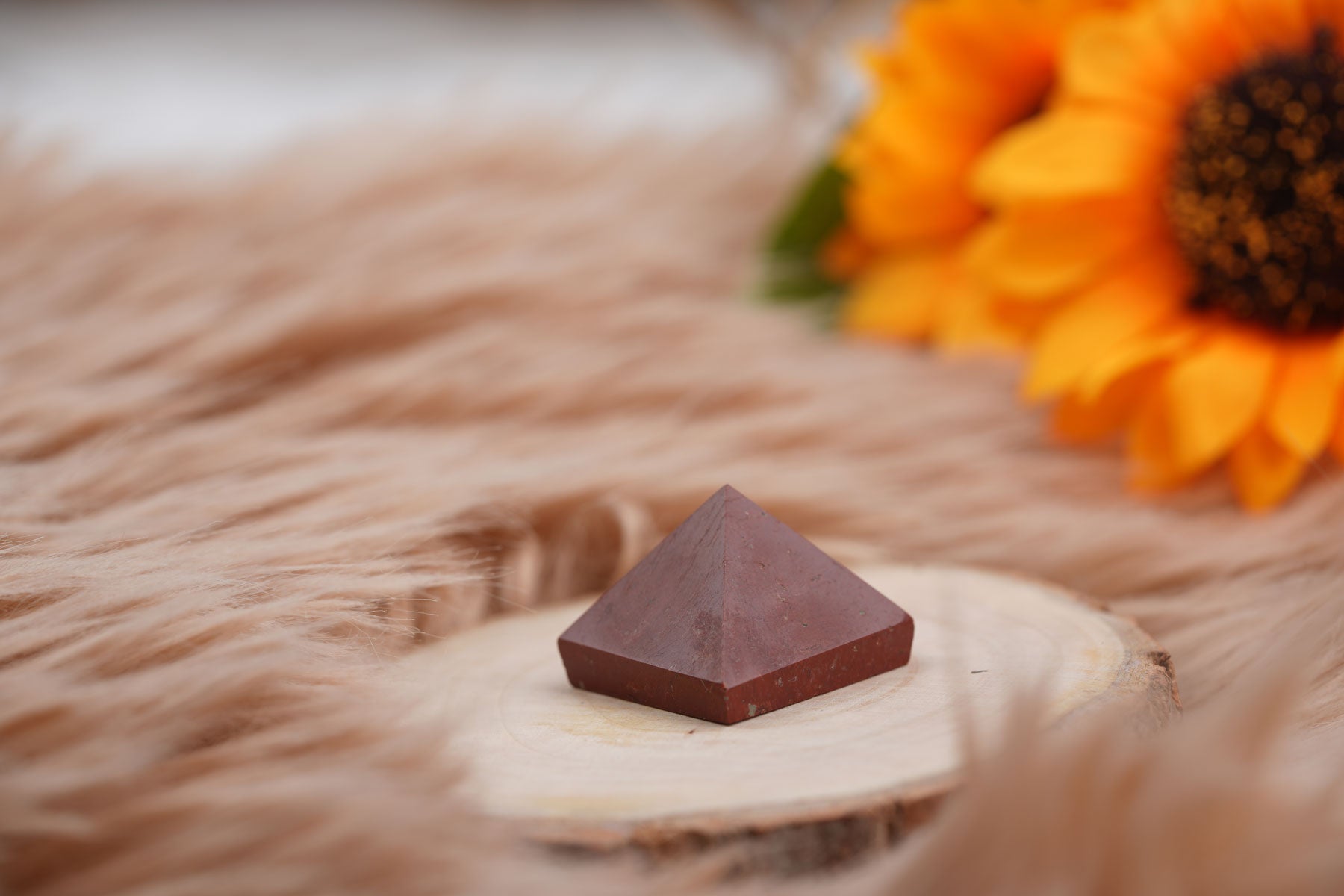 Red Jasper Pyramid : Harness the Grounding Energy of Strength and StabThe Last Monk