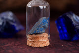 Vibrant Lapis Lazuli Raw Stone Glass Vase Decor