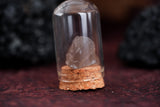 Earthy Smoky Quartz Raw Natural Crystal Glass Vase Decor