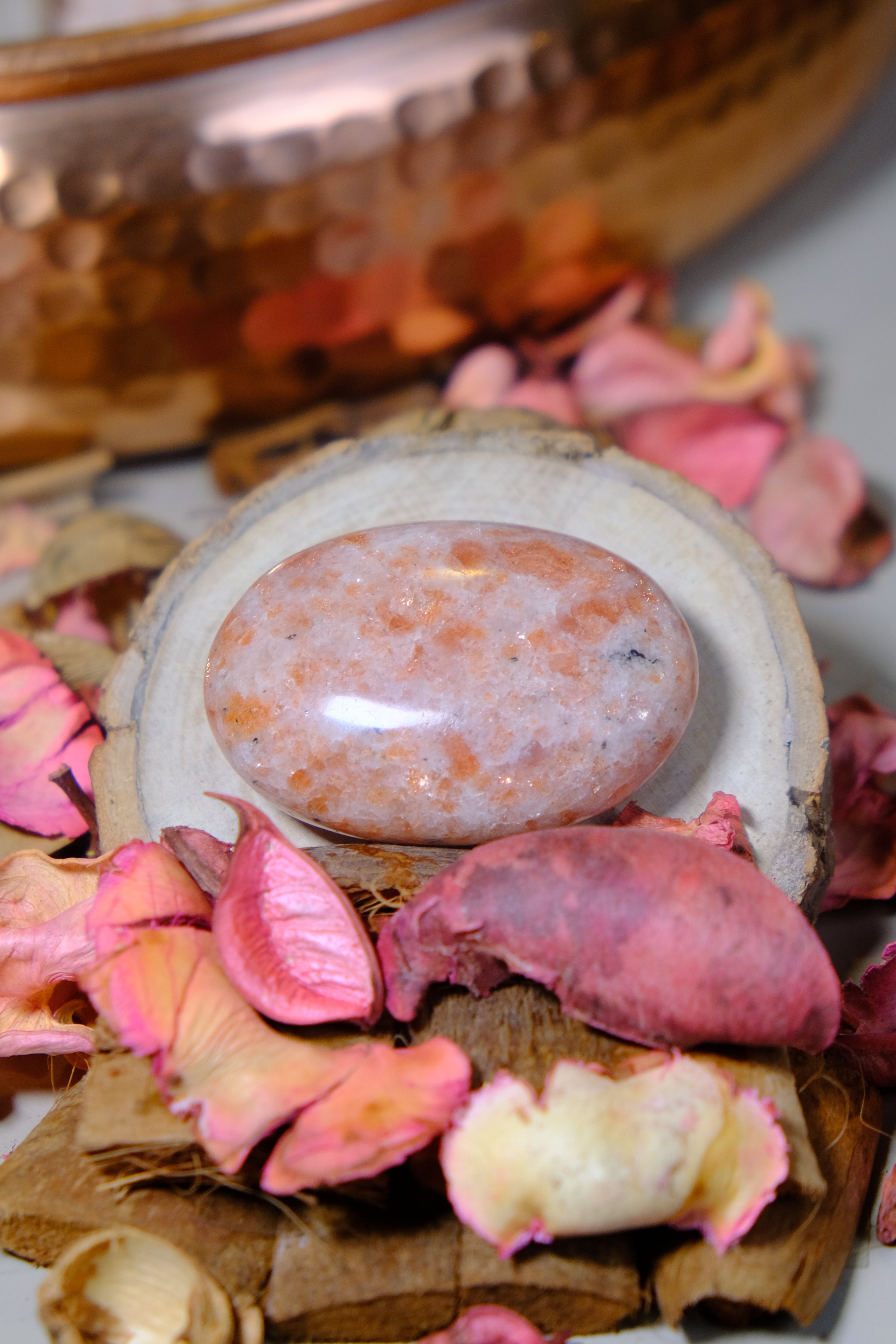 Sunstone Palm Stone : Ignite Your Inner RadianceThe Last Monk