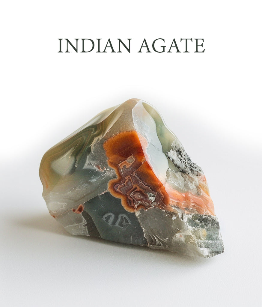 India Agate Bracelet: Earthy Elegance, Grounding Energies Image 1