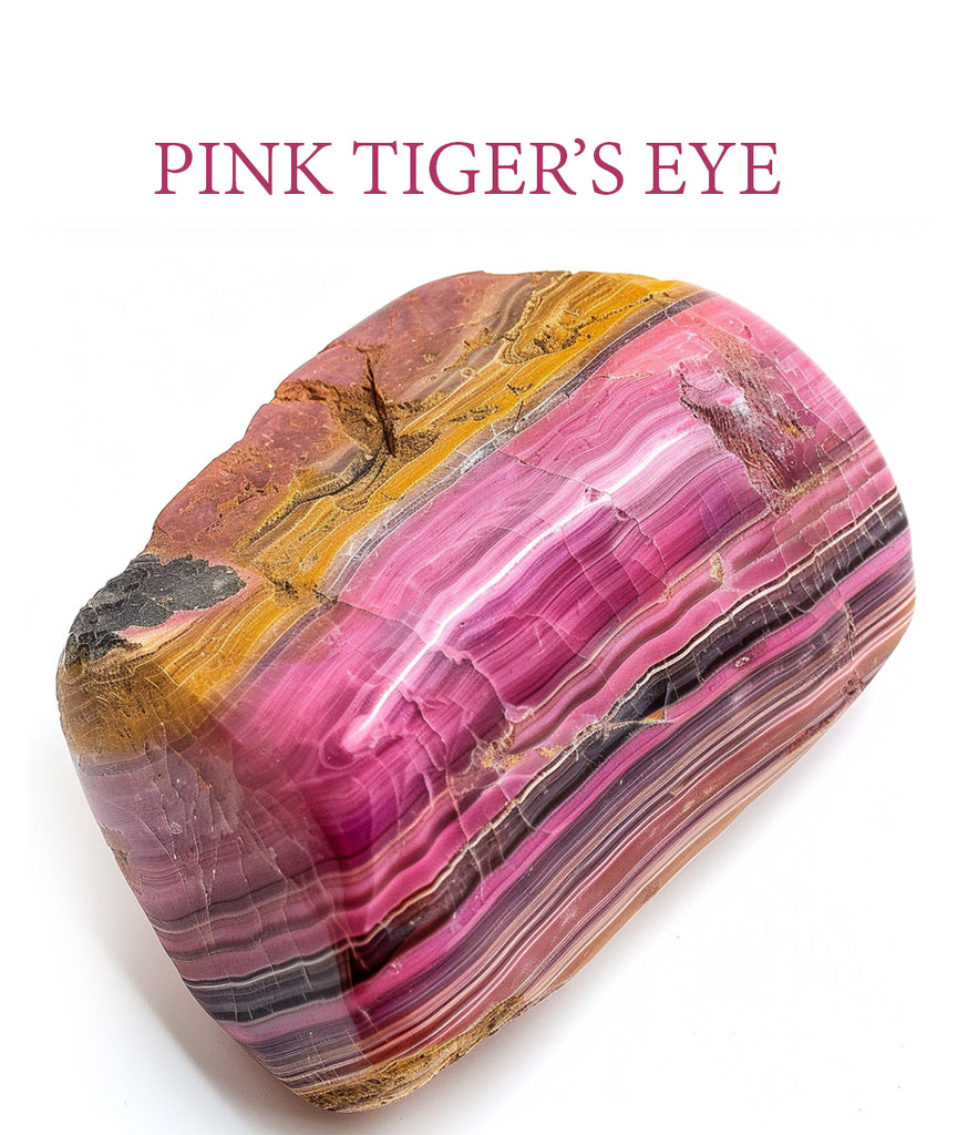 Pink Tiger's Eye Bracelet: Embrace Harmony and Inner Strength Image 1