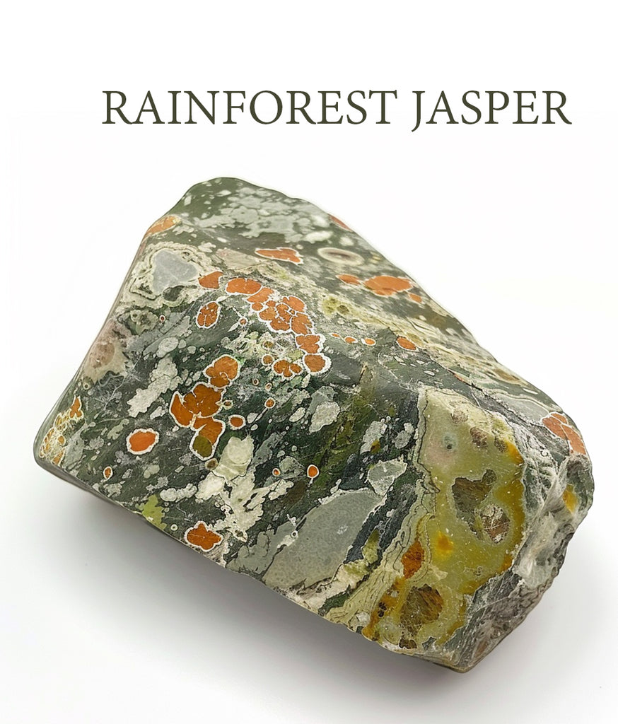 Rainforest Jasper Bracelet: Connect with Nature's Tranquil Harmony Image 1
