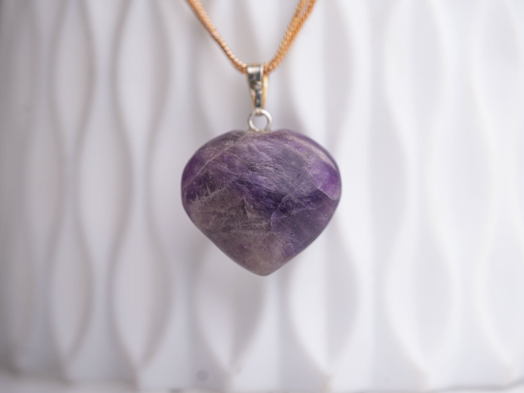 Amethyst Heart Pendant: Embrace Inner Peace and Harmony