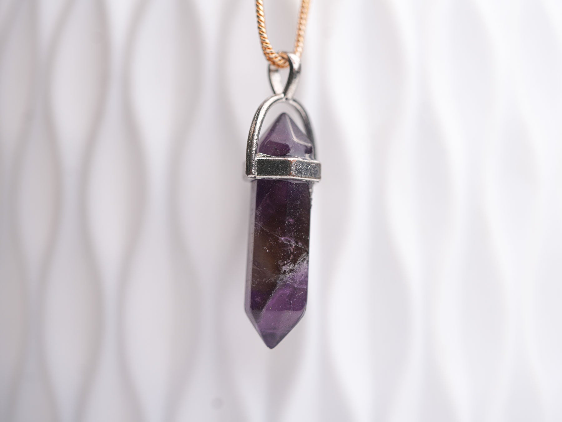 Amethyst Wand Pendant: Elevate Channel Spiritual Clarity and Serenity