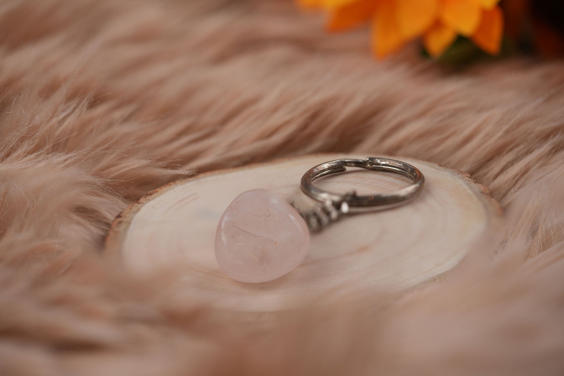 Rose Quartz Key Chain : The Stone of Love and HarmonyThe Last Monk