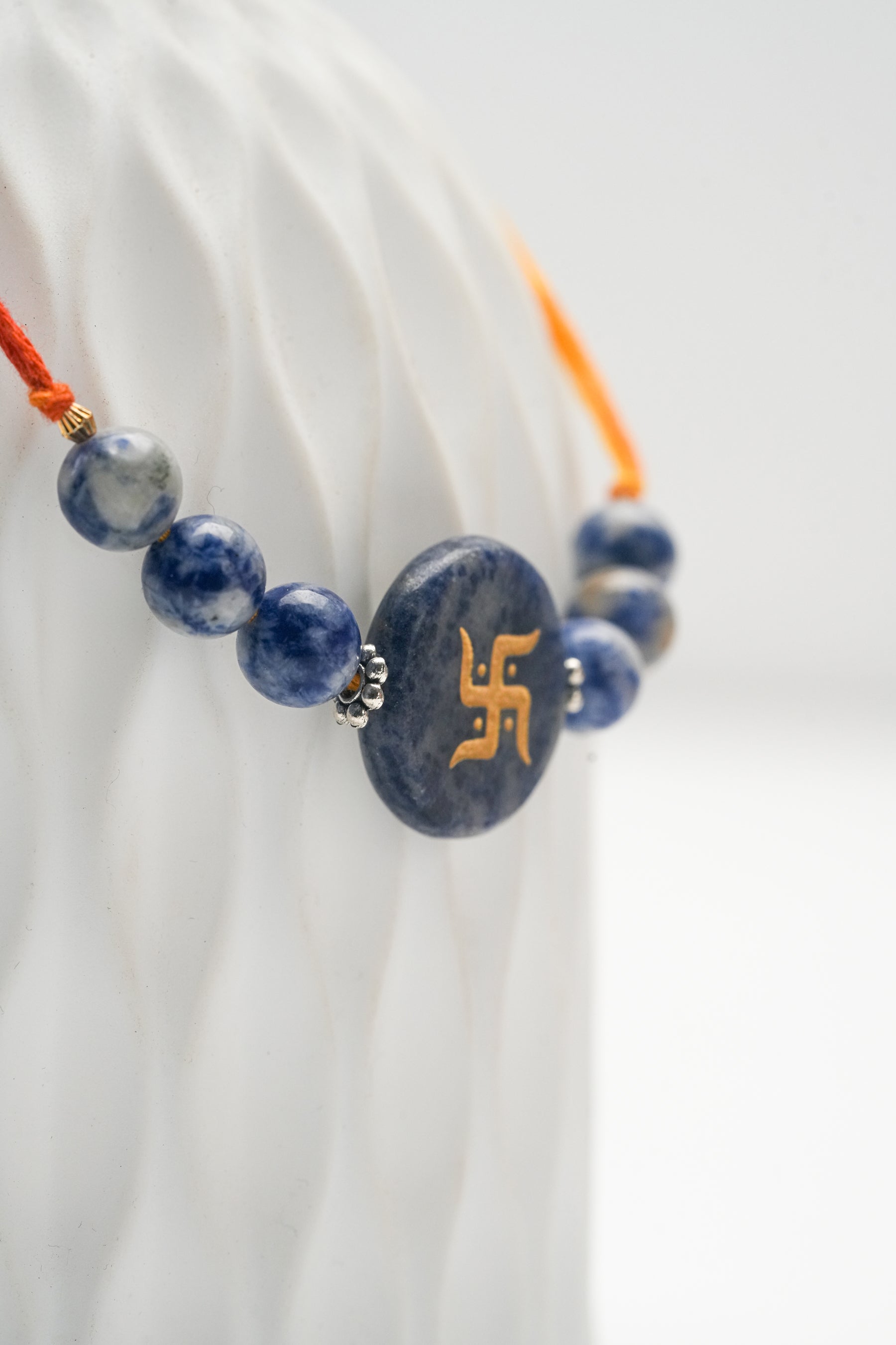 Natural Lapis Lazuli Rakhi