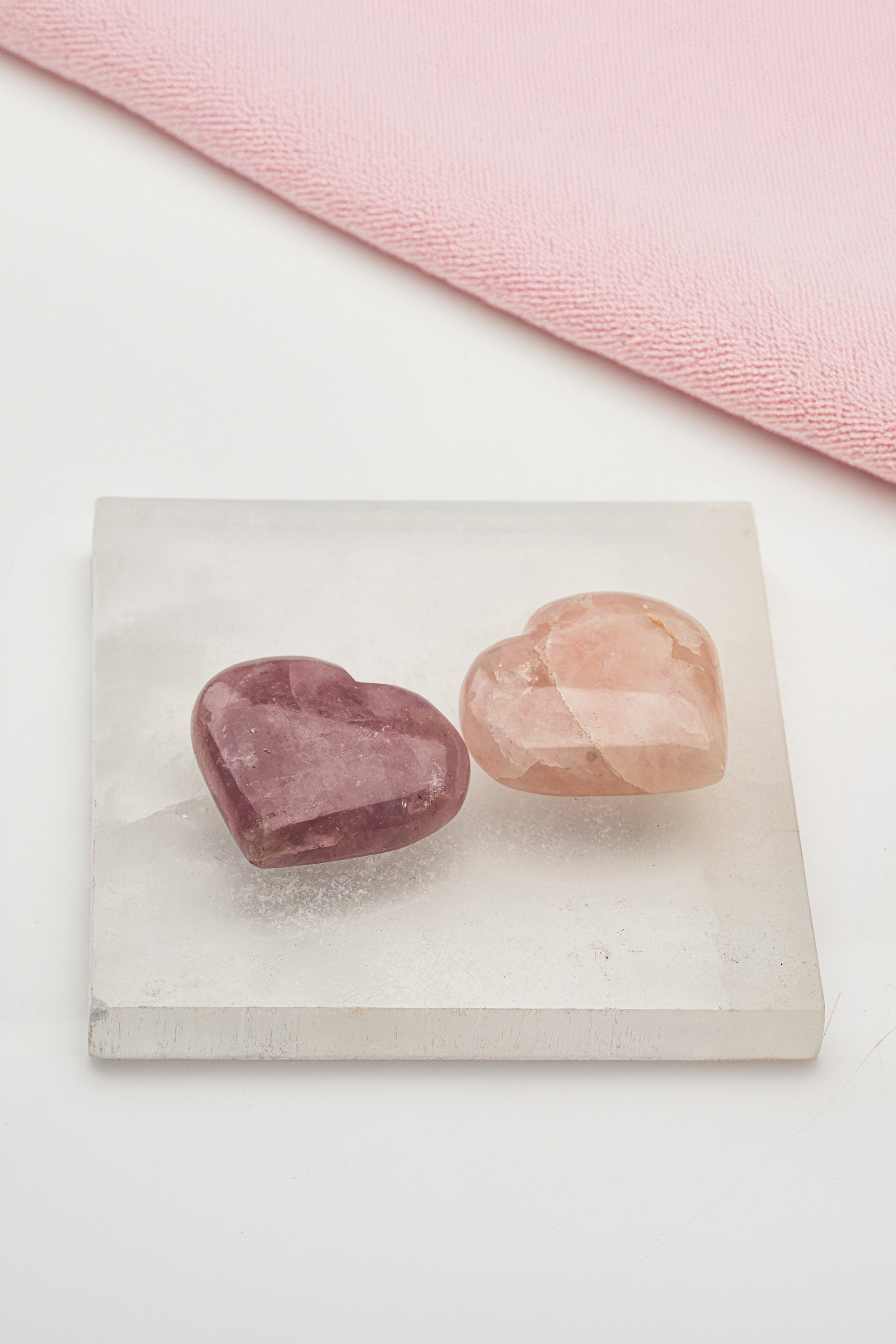 Rose Quartz Heart Stone