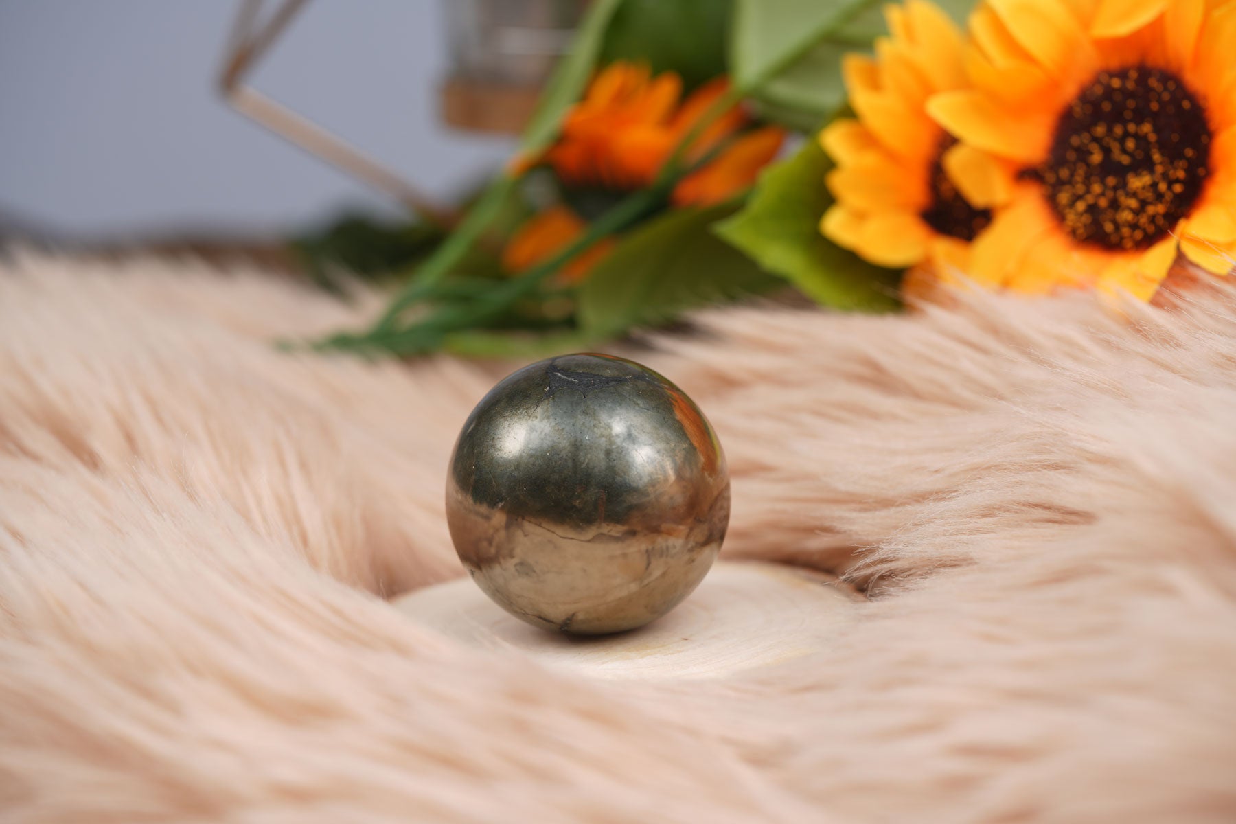 Pyrite Sphere : The Stone of Abundance and ProtectionThe Last Monk