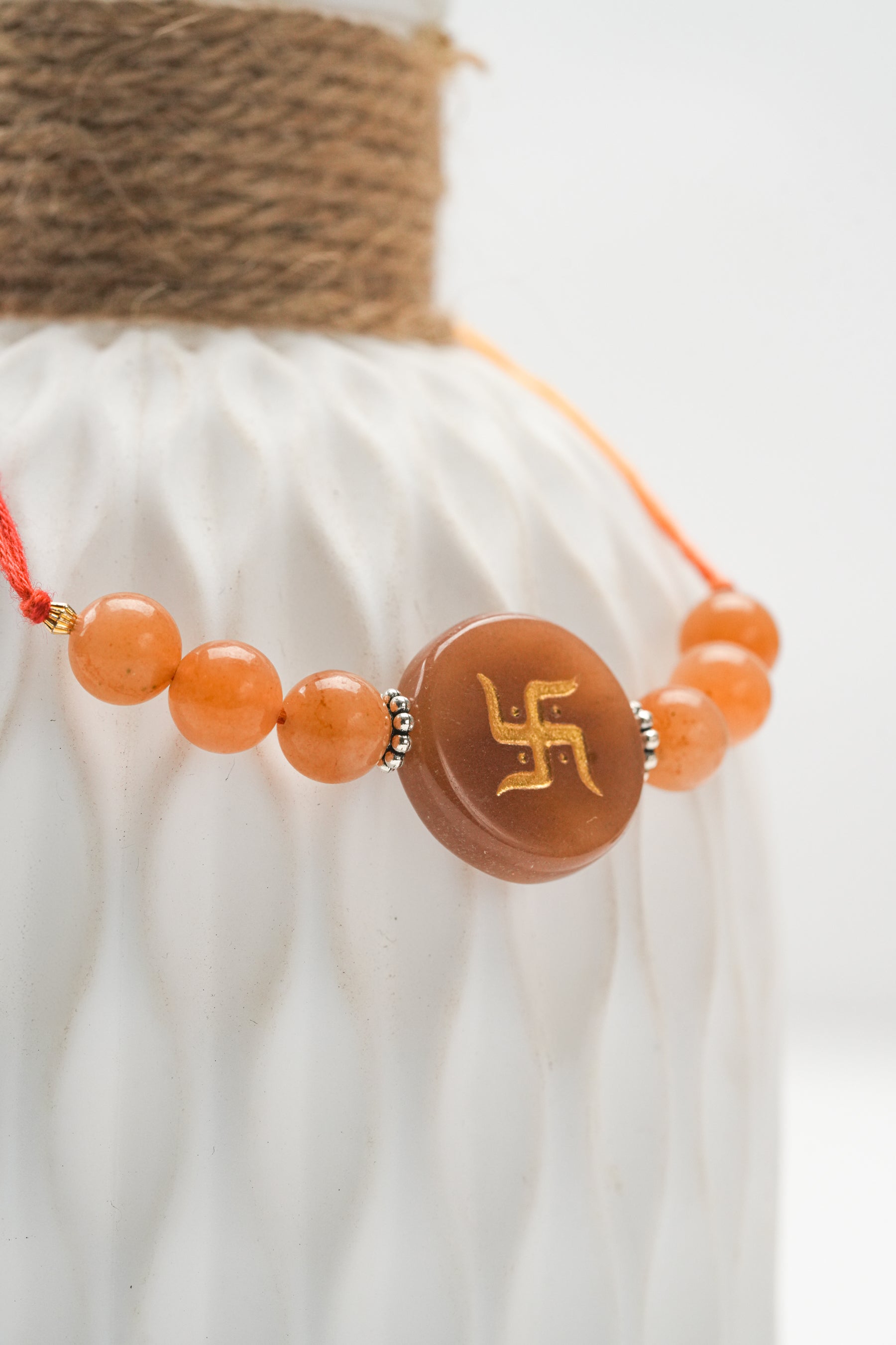 Natural Sunstone Rakhi