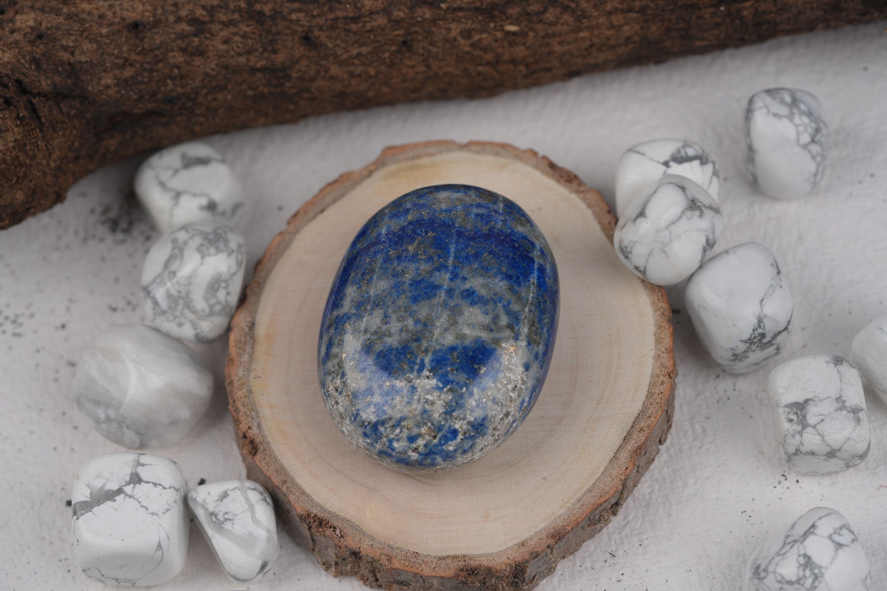 Lapis Lazuli Palm Stone : Tap into the Wisdom of the UniverseThe Last Monk