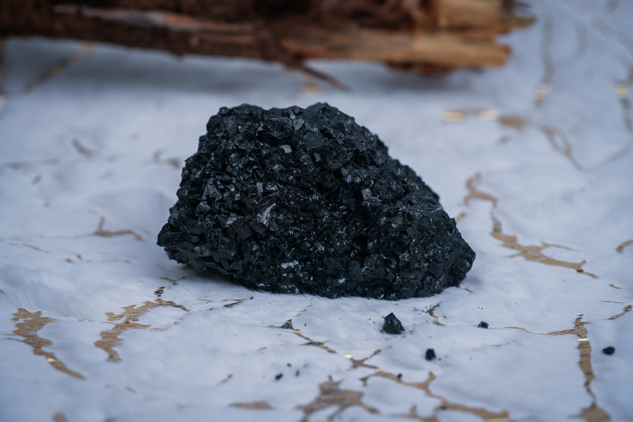 Black Tourmaline Cluster : Protect and GroundThe Last Monk